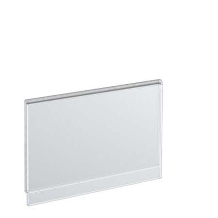 Azar Displays Clear Acrylic Sign Holder for T-sign Holder 5"W x 3"H 700031